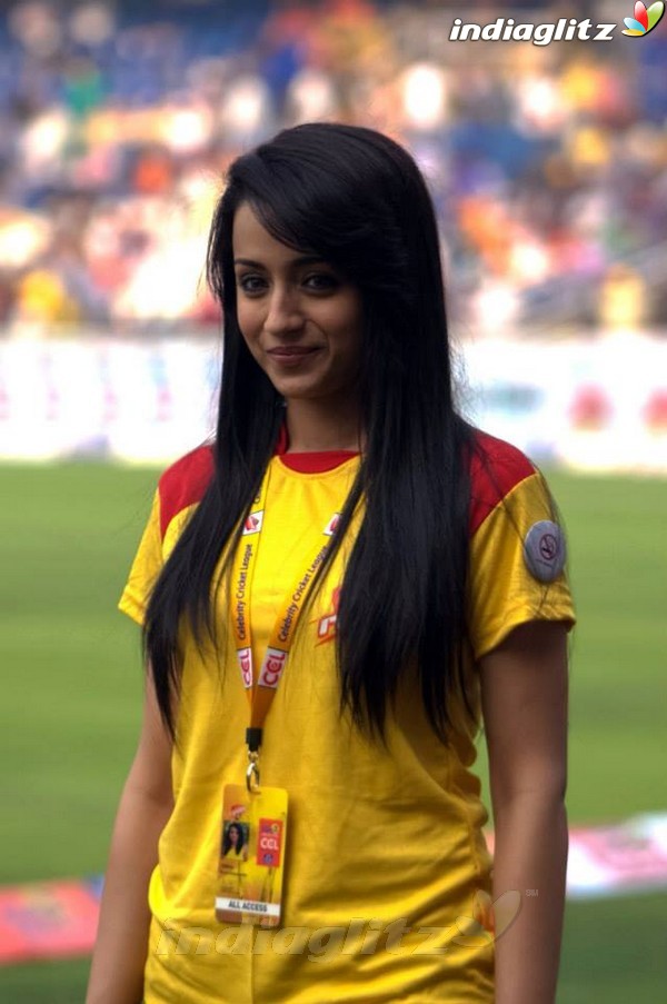 Trisha Krishnan @ Celebrity Cricket League